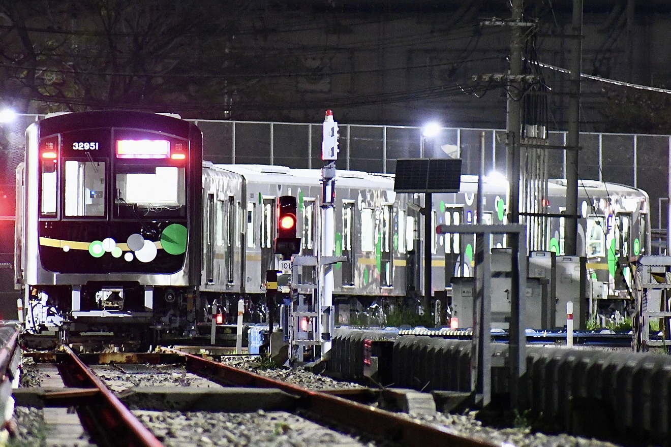 【大阪メトロ】30000A系32651F深夜試運転の拡大写真