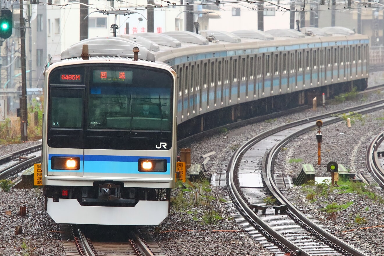 【JR東】E231系K5編成東京総合車両センター出場回送の拡大写真