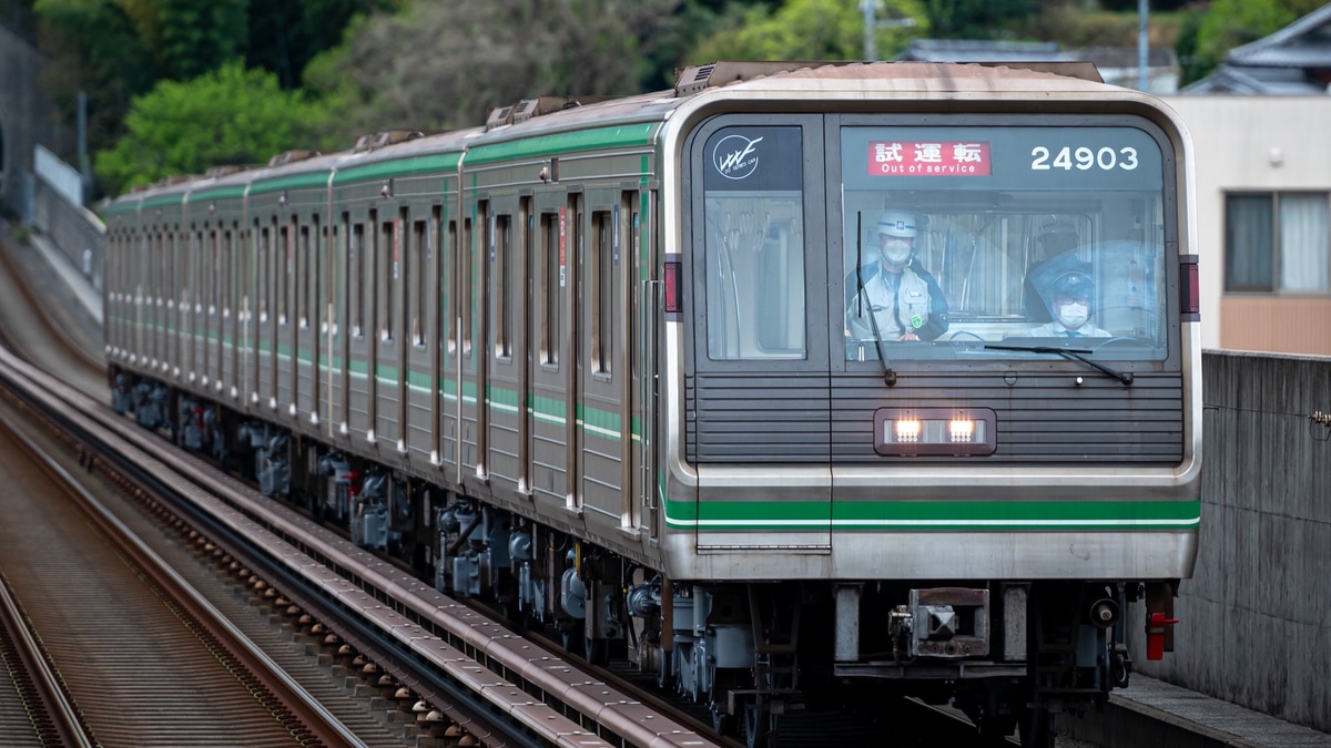 大阪メトロ】24系24603F緑木検査場出場試運転 |2nd-train鉄道ニュース