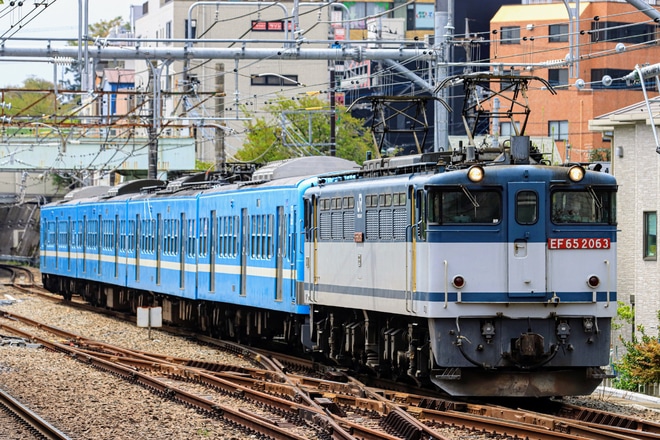 【西武】新101系1251F（近江鉄道色）多摩川線から甲種輸送