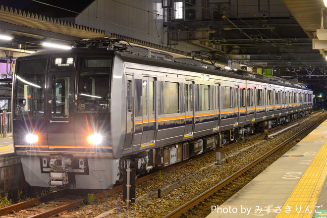 【JR西】207系T9編成 網干総合車両所本所出場を土山駅で撮影した写真