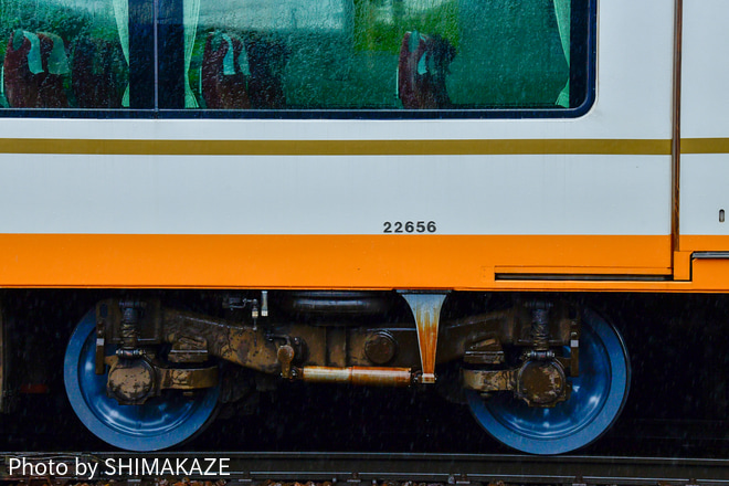 【近鉄】22600系 AT56塩浜検修車庫出場試運転を楠駅で撮影した写真