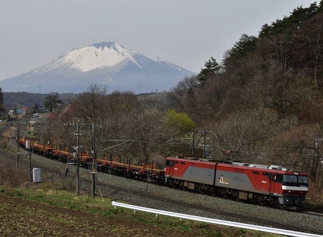 【JR貨】EH500-2牽引三戸・小湊向けレール輸送を不明で撮影した写真