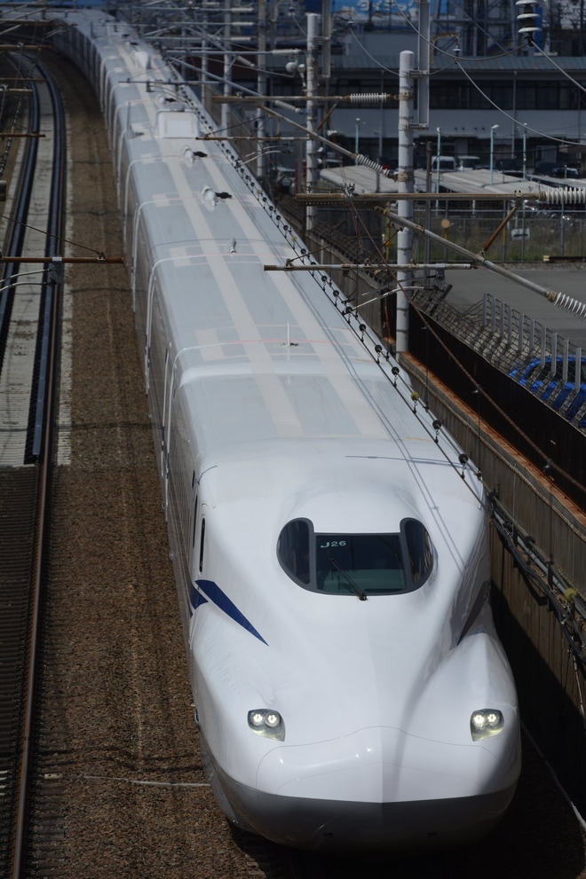 【JR海】N700S J26編成浜松工場出場試運転を名古屋〜三河安城間 で撮影した写真