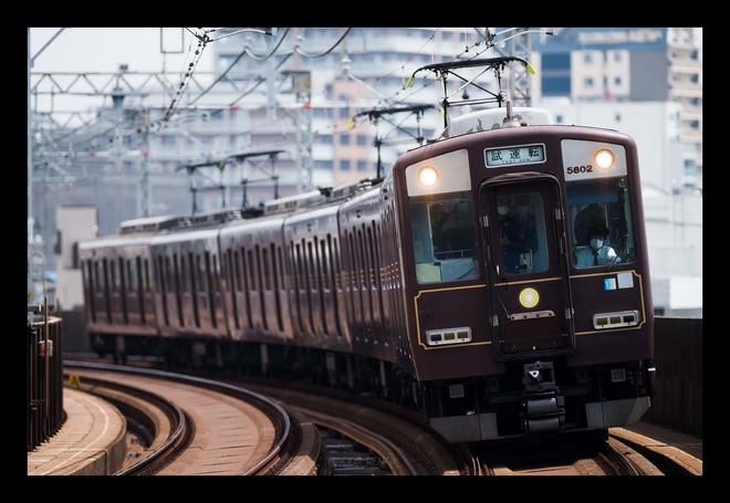 【近鉄】5800系DH02阪神本線含めて試運転を不明で撮影した写真