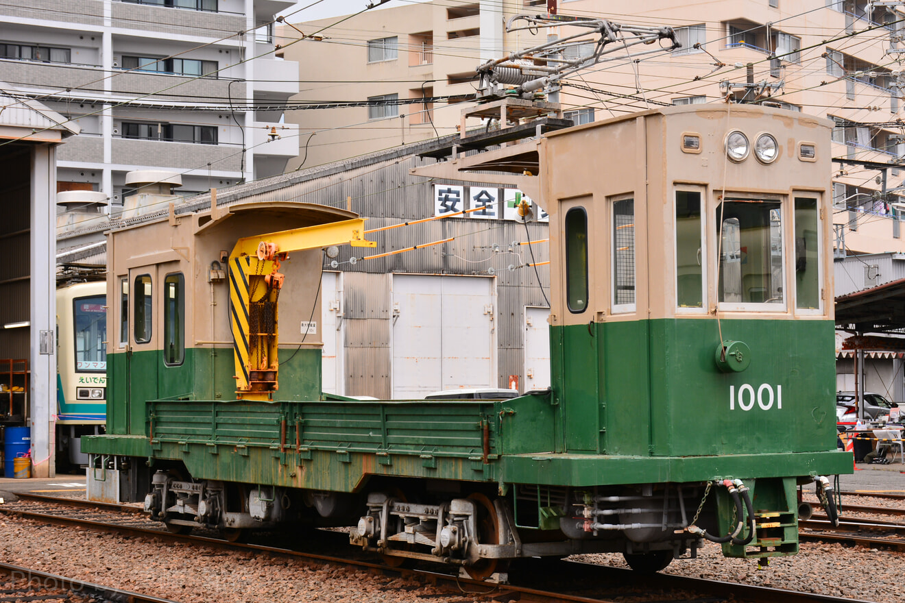 【叡電】第3回「電動貨車デト1000形1001号車撮影会」が開催 の拡大写真