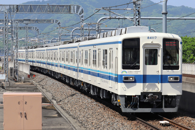 【東武】8000系81117F全検出場試運転を栃木駅で撮影した写真
