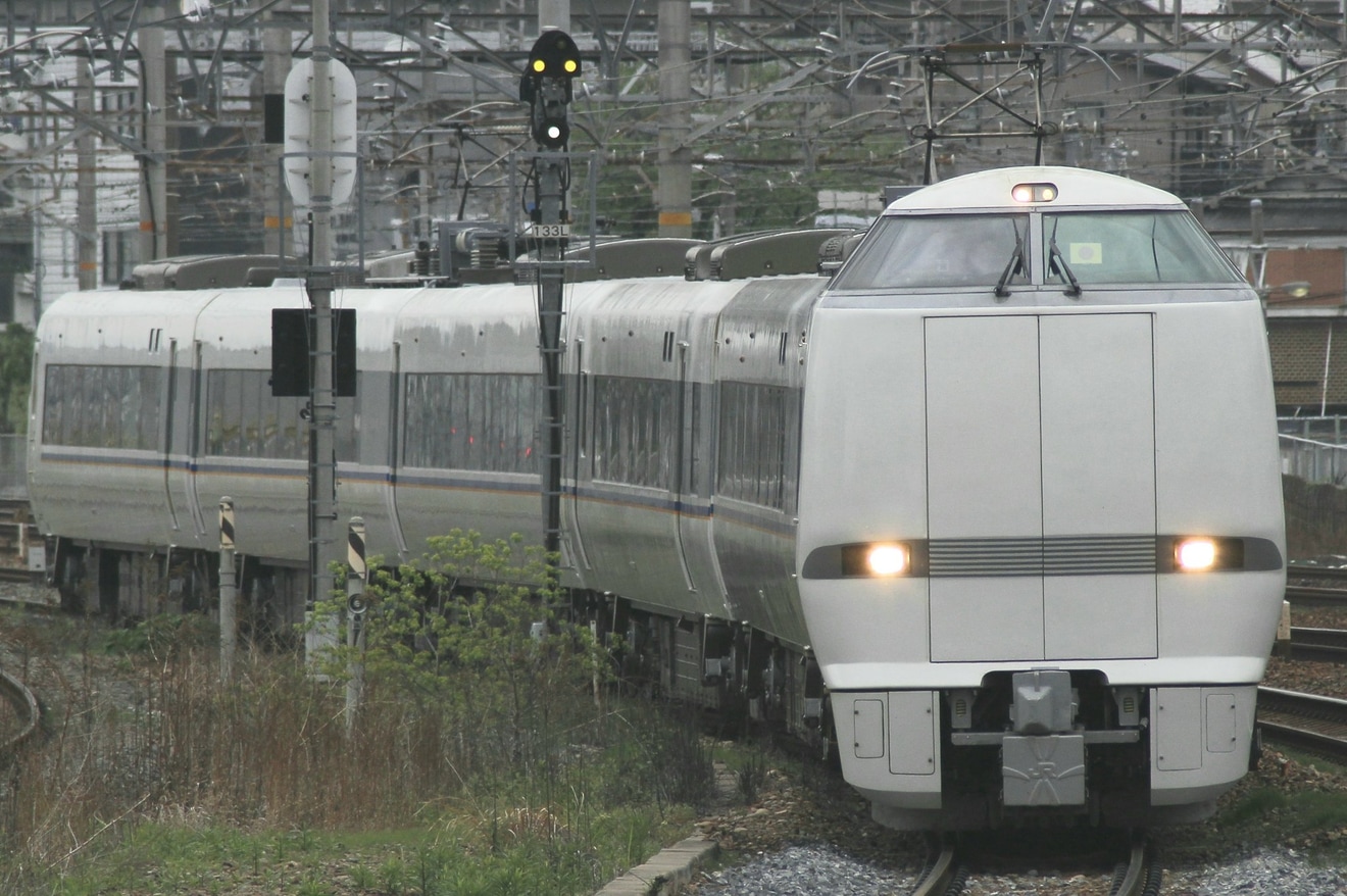 【JR西】681系W01編成吹田総合車両所出場試運転の拡大写真