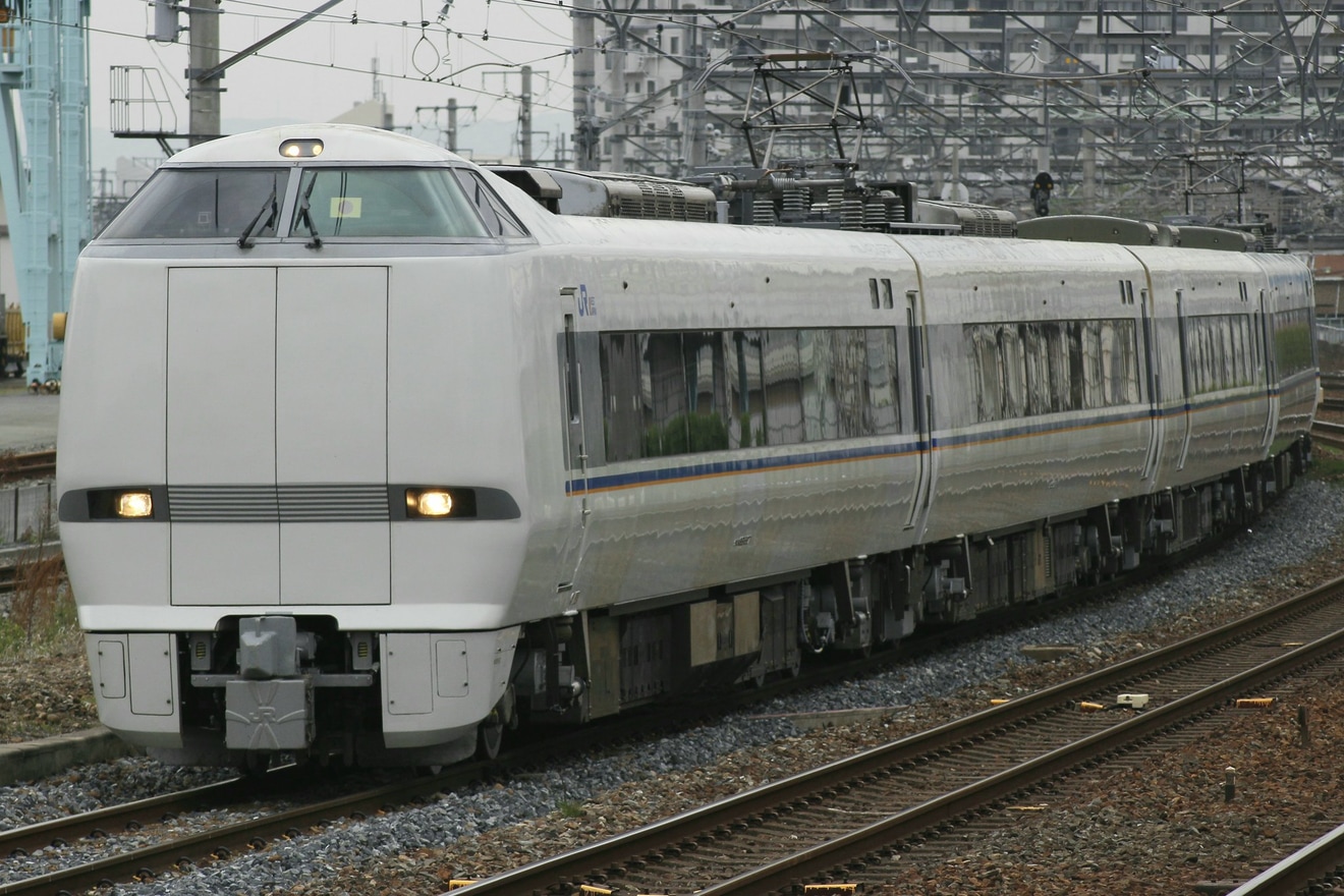 【JR西】681系W01編成吹田総合車両所出場試運転の拡大写真