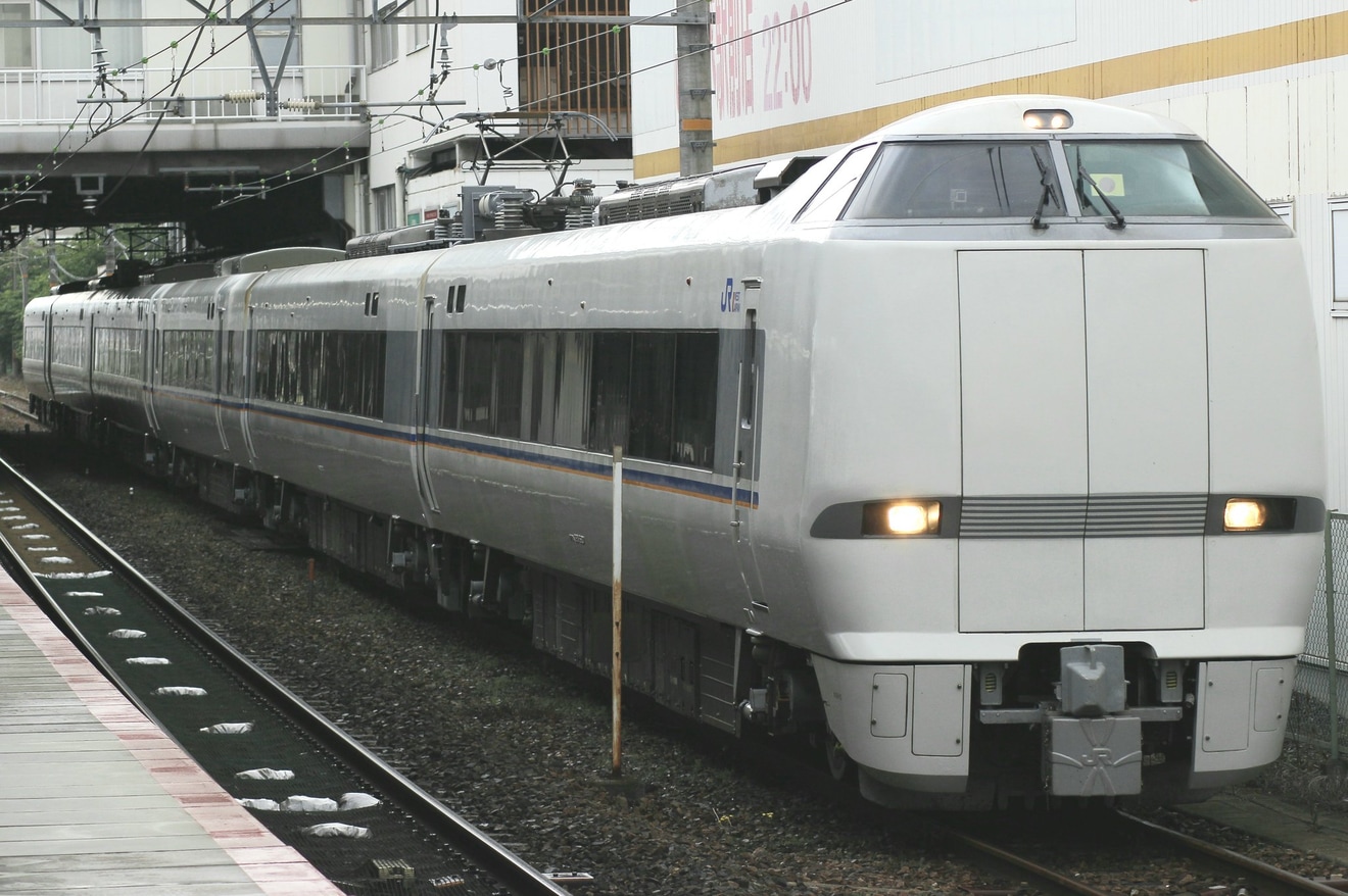 【JR西】681系W01編成吹田総合車両所出場試運転の拡大写真