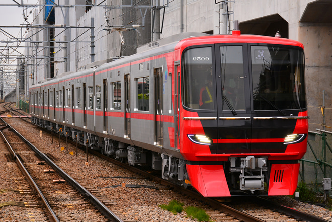 【名鉄】9500系9509Fが試運転を知立駅で撮影した写真