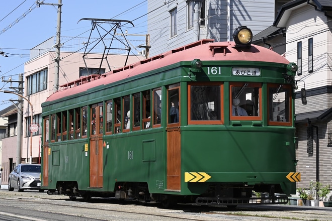 【阪堺】国内現役最古の車両「モ161号」GW 期間中に通常運行