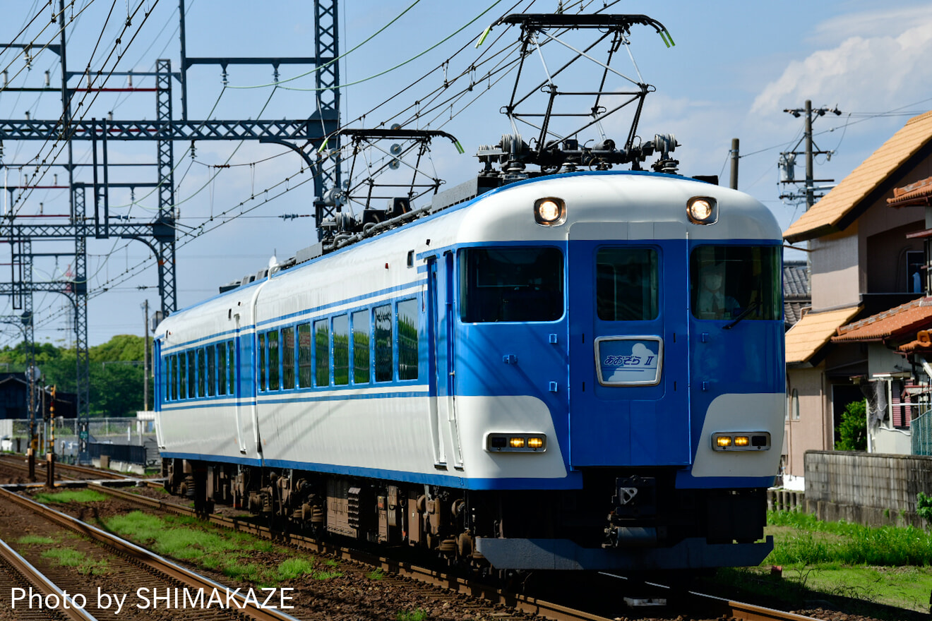 【近鉄】15200系PN10「あおぞらII」団体臨時列車の拡大写真