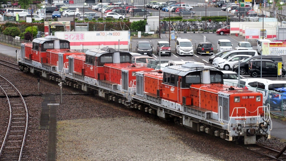 JR貨】DD51-1802+DD51-857+DD51-1804が解体線へ |2nd-train鉄道ニュース