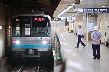 【メトロ】9000系9117F綾瀬工場出場試運転