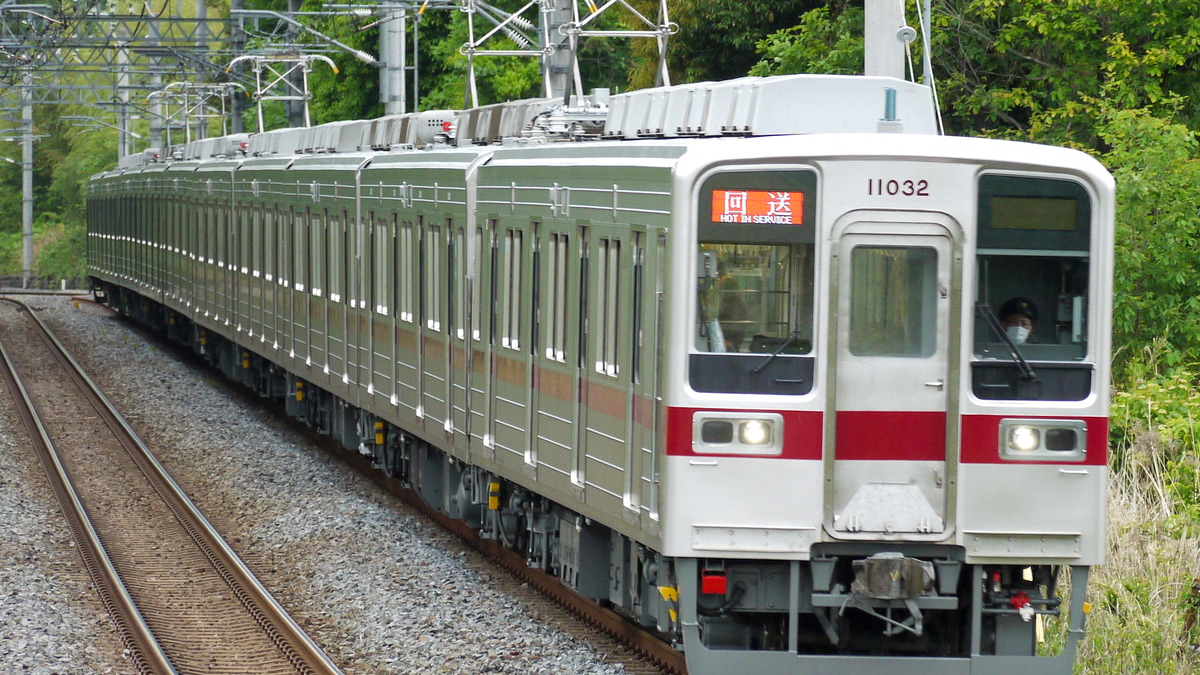 ②ぱぱはるさん専用 東武】10030型11032F南栗橋工場出場回送 |2nd-train鉄道ニュース
