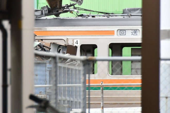 【JR東】211系タカA2編成長野総合車両センターで解体中を不明で撮影した写真