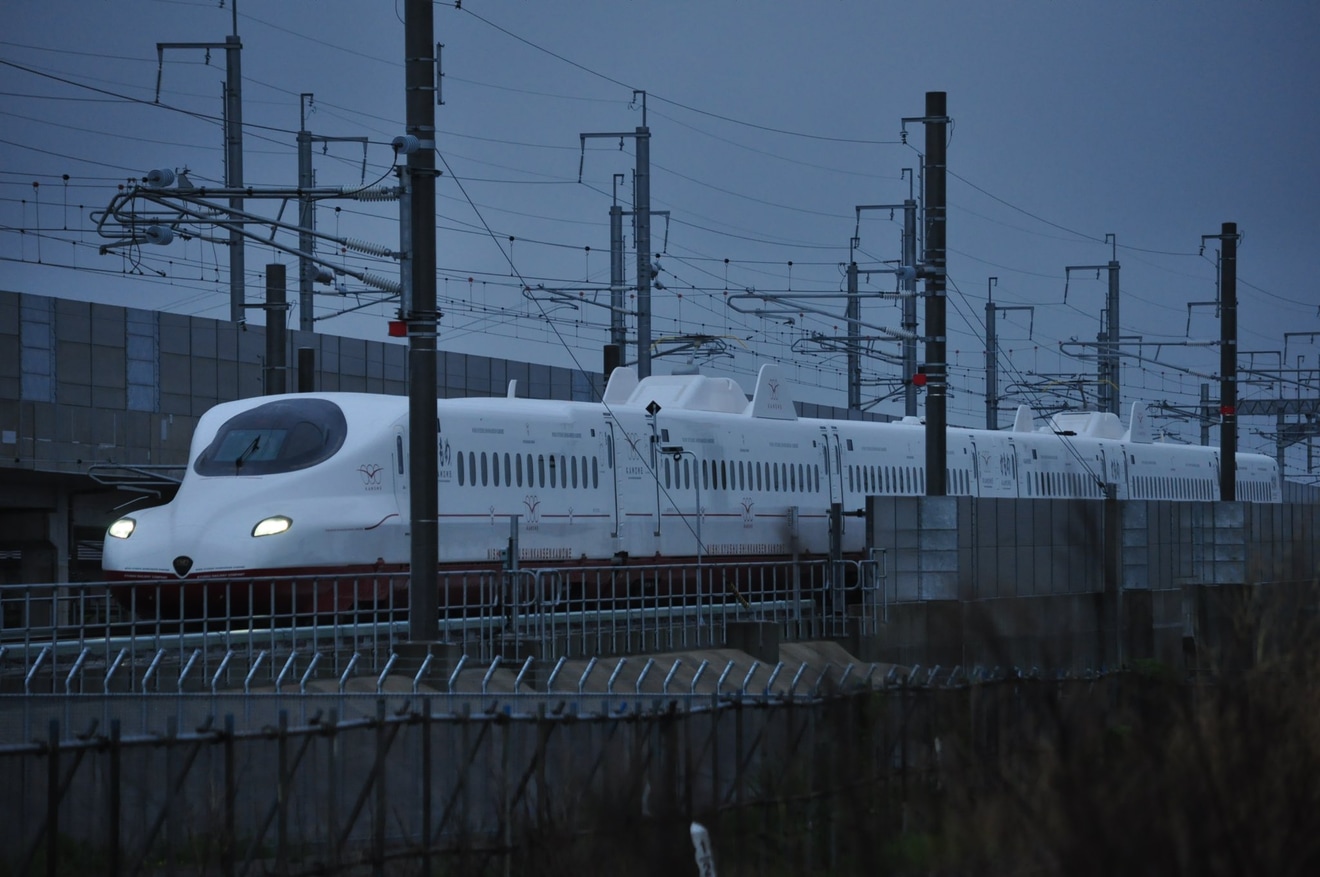 【JR九】西九州新幹線N700S Y2編成「かもめ」が本線試運転の拡大写真