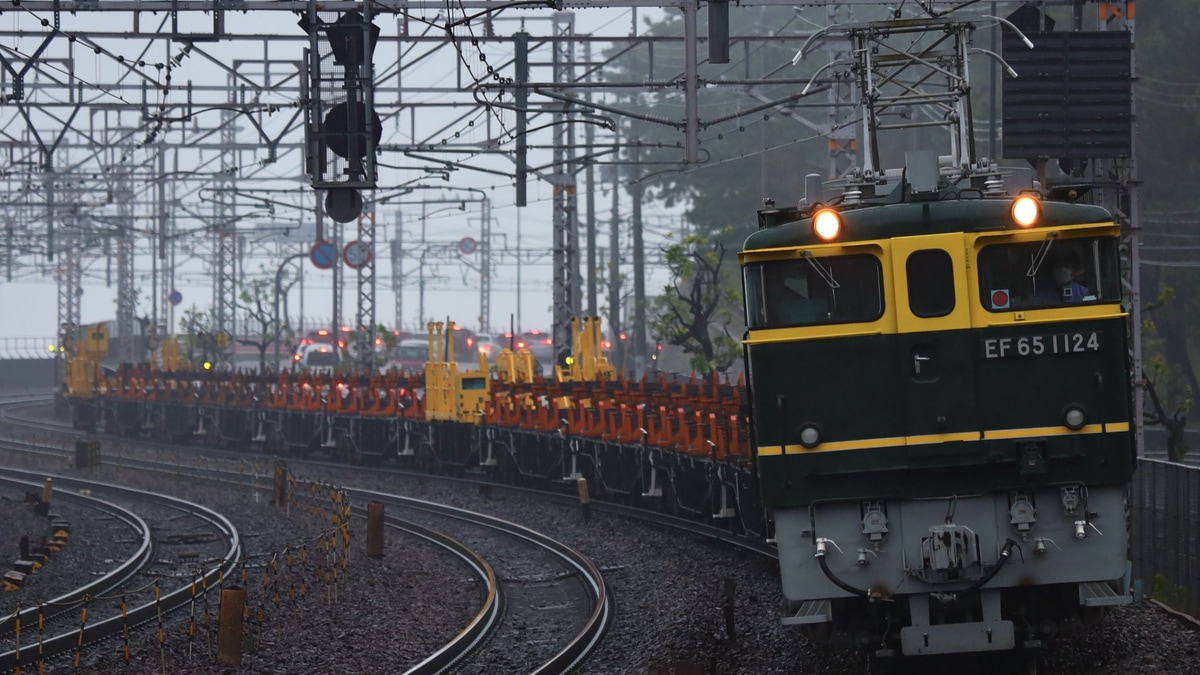 JR西】EF65-1124牽引岡山支社向け工臨返空 |2nd-train鉄道ニュース