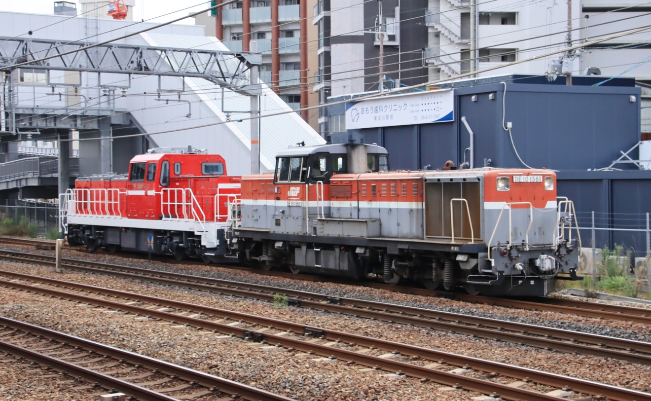 【JR貨】DD200-25川崎車両出場甲種輸送の拡大写真