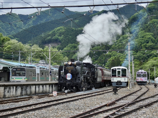【秩鉄】「わくわく鉄道フェスタ2022」開催 を三峰口駅で撮影した写真