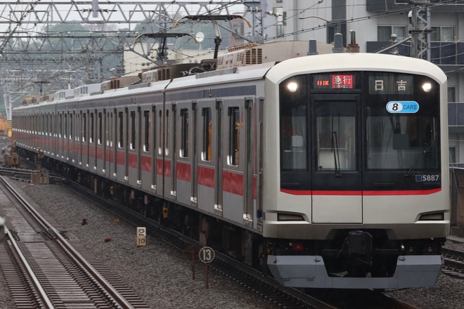 【東急】5080系5187Fが8両編成となり営業運転に復帰