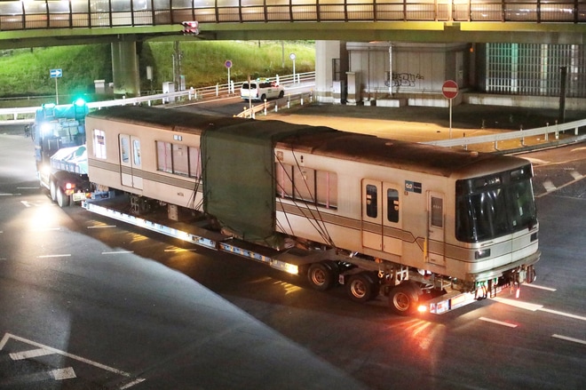 【北鉄】元東京メトロ03系03-134F03-134号車陸送を不明で撮影した写真