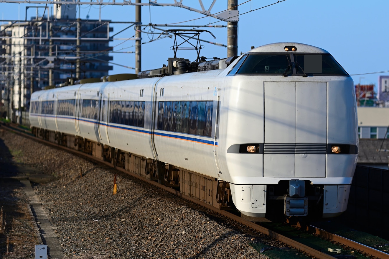【JR西】681系W04編成吹田総合車両所入場回送の拡大写真
