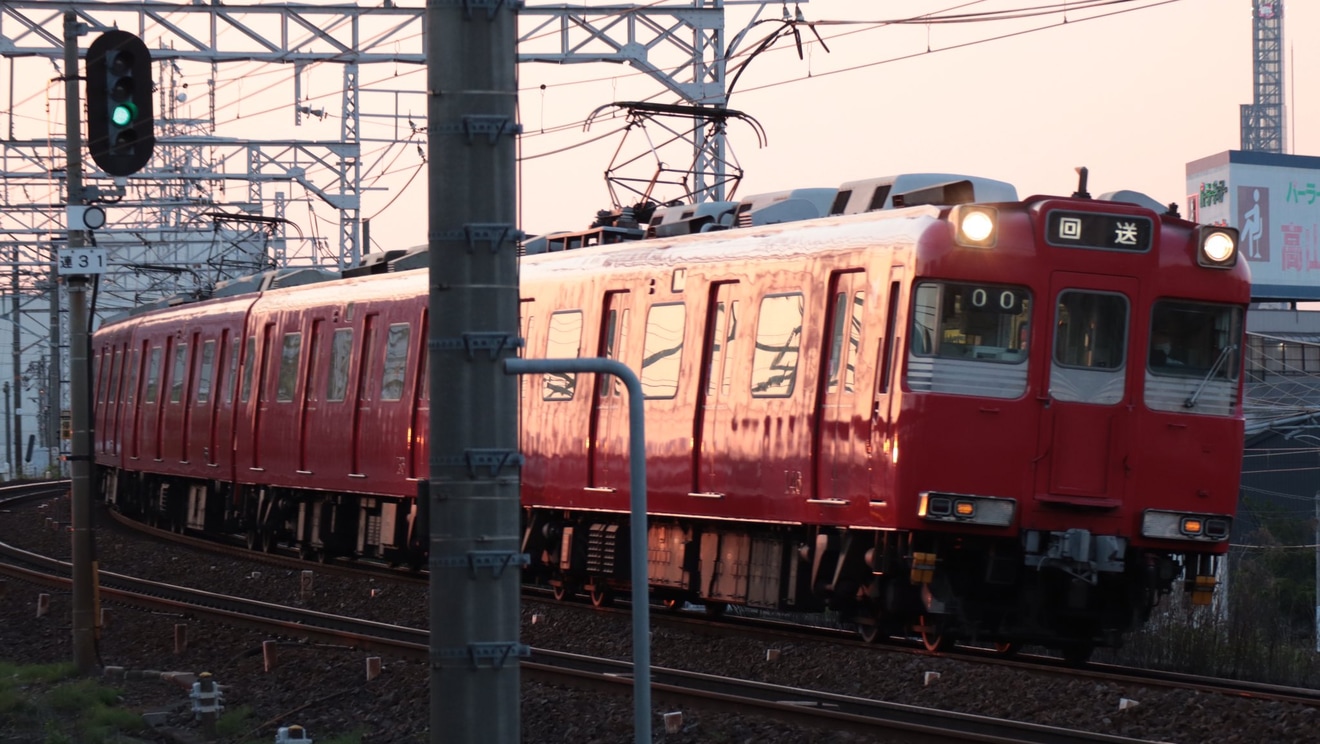 【名鉄】100系116Fが名鉄名古屋駅経由で犬山から猿投まで回送の拡大写真