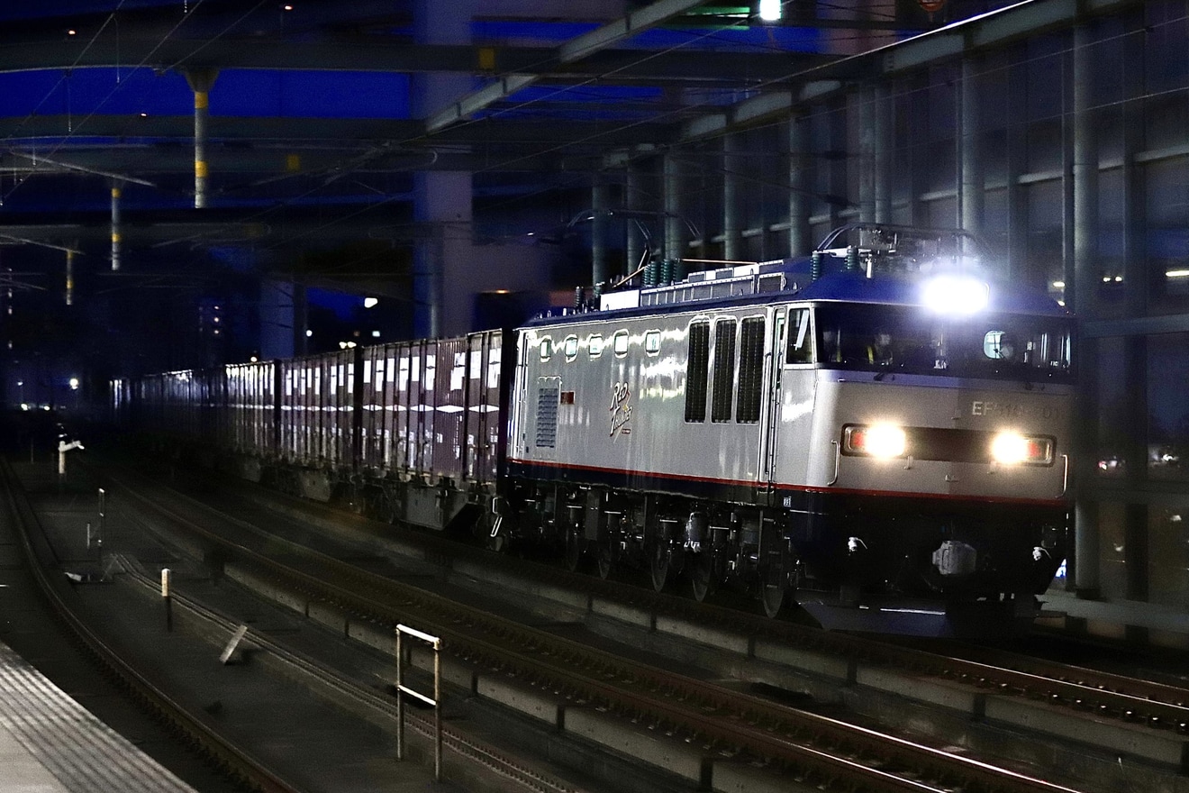 【JR貨】EF510-301鹿児島本線で試運転の拡大写真