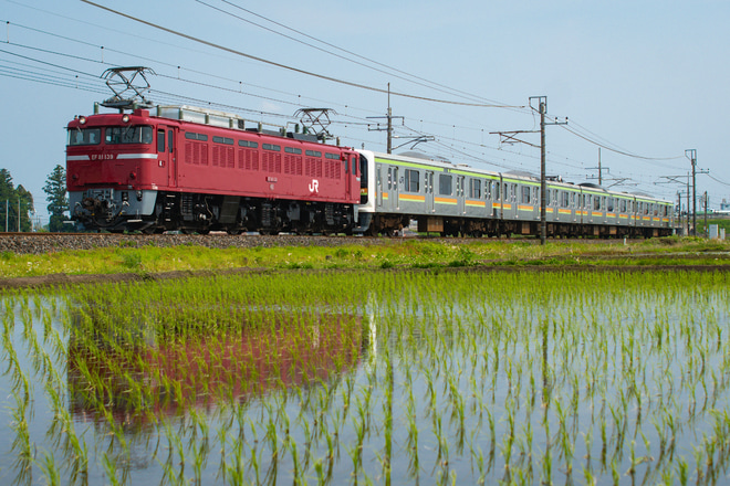 【JR東】209系ハエ72編成 郡山総合車両センターへ配給輸送