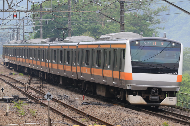 【JR東】「Episode of Roselia」の開催に伴う臨時列車を上野原～四方津間で撮影した写真