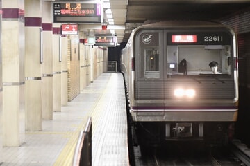 【大阪メトロ】22系22611F森之宮検車場へ