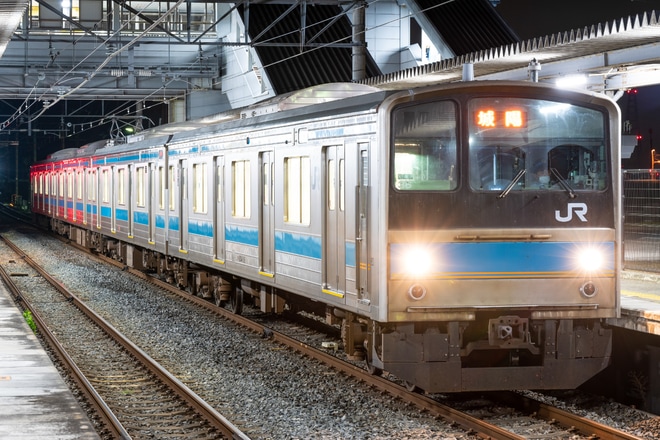 【JR西】奈良線線路切替工事による上りの城陽行きが運転を山城多賀駅で撮影した写真