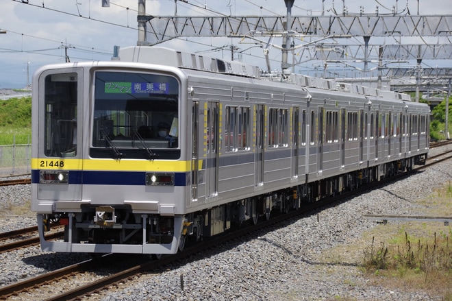 【東武】20400型21448(20400型最終編成)F営業運転開始を板倉東洋大前駅で撮影した写真