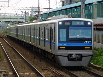 【北総】7500形7501編成宗吾車両基地へ入場回送