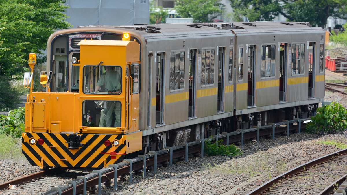 名市交】5000形5114編成藤が丘寄り先頭車ユニット構内入換 |2nd