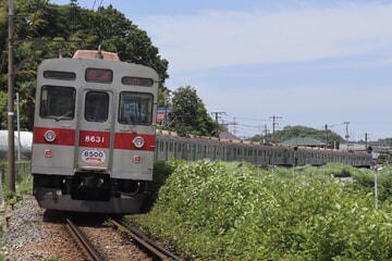 【東急】8500系8631F長津田車両工場へ廃車回送