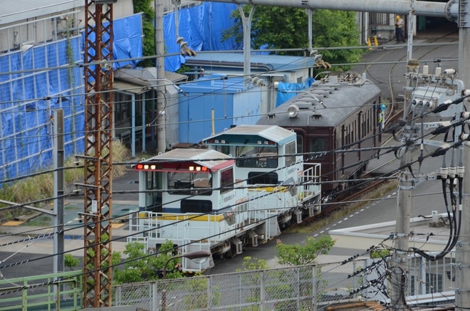 【JR東】クモハ12052が目撃されるを東京総合車両センター付近で撮影した写真