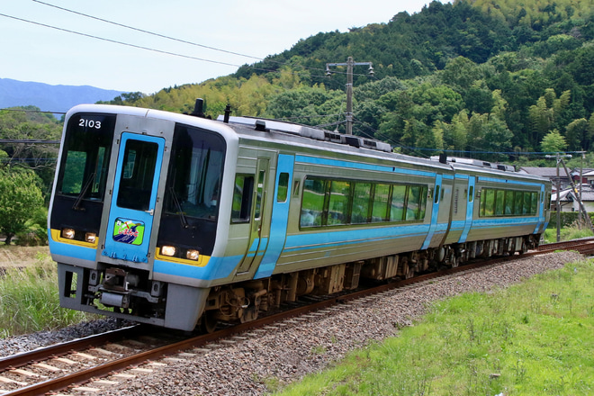 【JR四】「Remember2000 蒼の軌跡〜しまんと編〜」ツアー列車を琴平～塩入間で撮影した写真