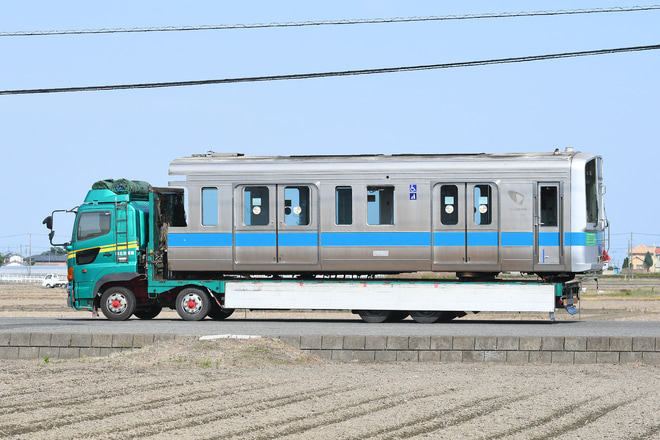 【小田急】1000形1754×6小田原方2両 廃車・搬出を館林市内で撮影した写真