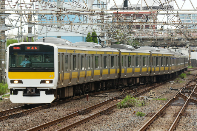 【JR東】E231系A517編成試運転を千葉駅で撮影した写真