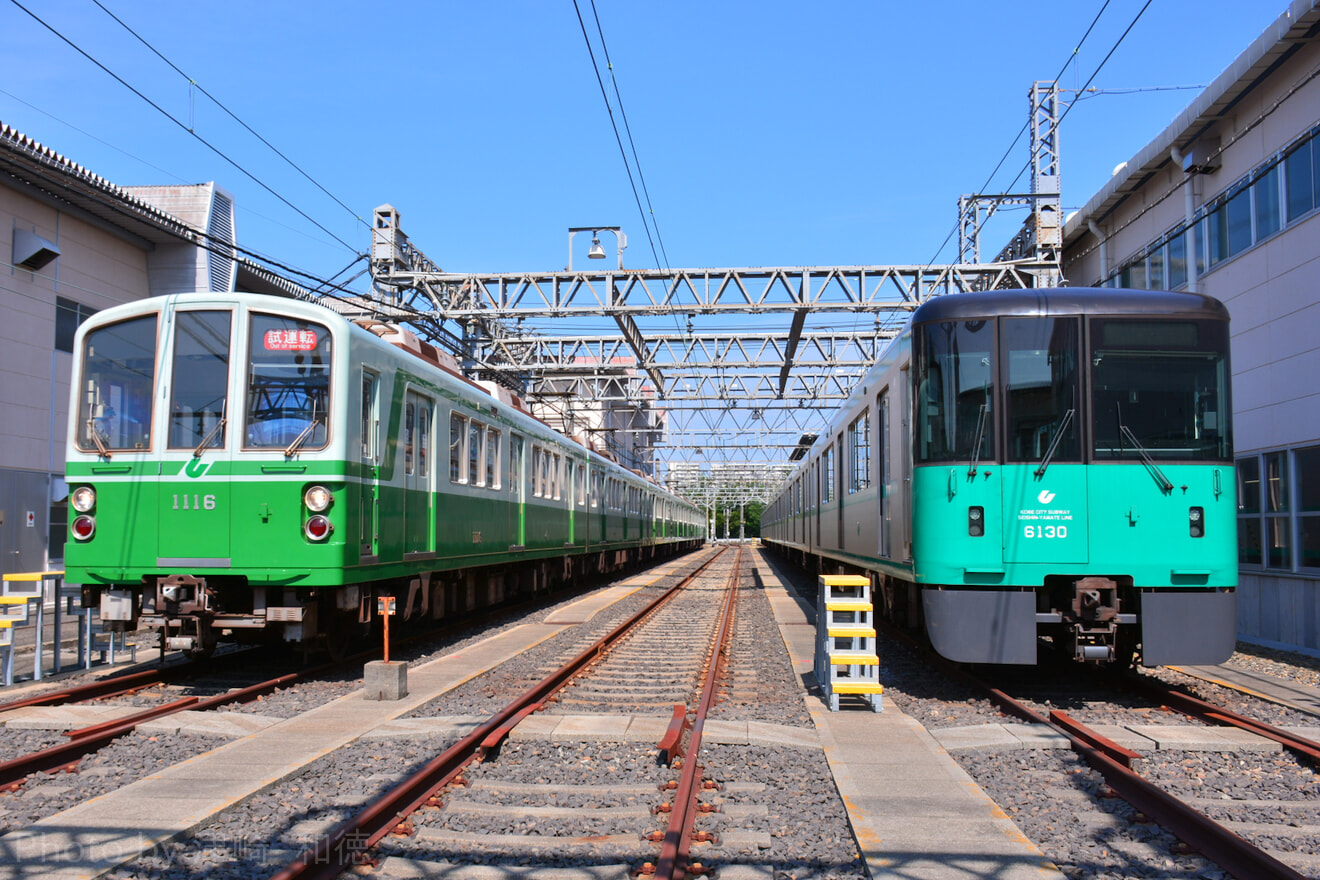 【神戸市交】1000系の鉄道友の会による撮影会の拡大写真