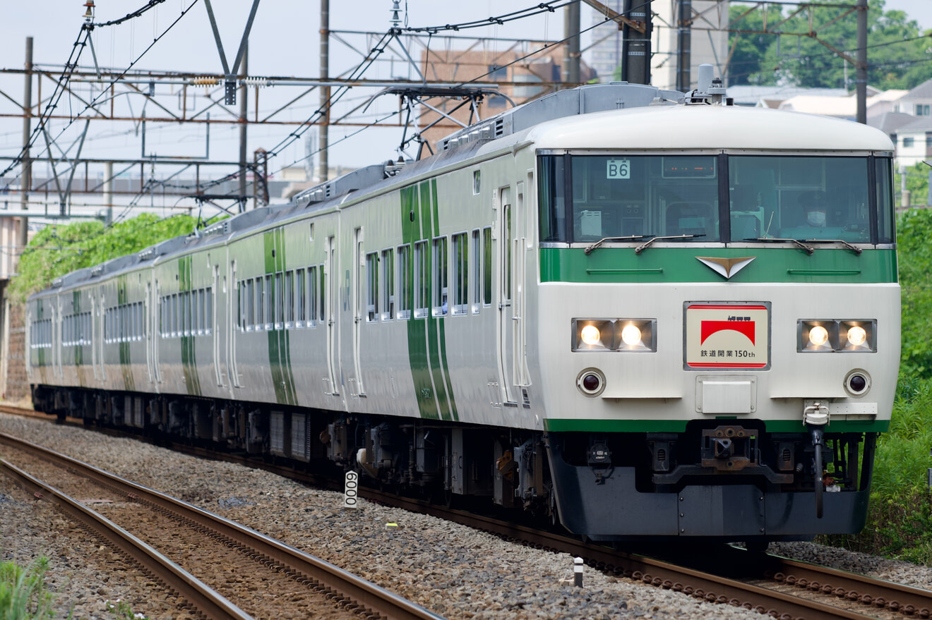 【JR東】鉄道開業150周年記念 185系で行く貨物線の旅の拡大写真
