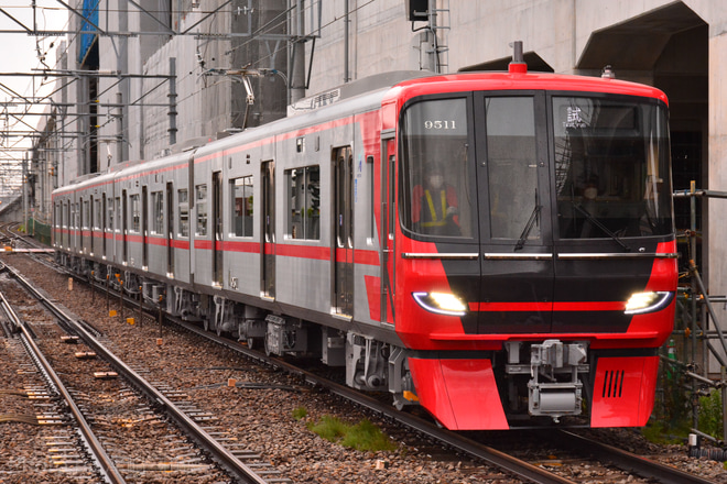 【名鉄】9500系9511Fが試運転を開始を知立駅で撮影した写真