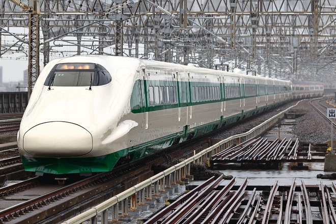 【JR東】200系塗装となったE2系J66編成営業運転開始を大宮駅で撮影した写真