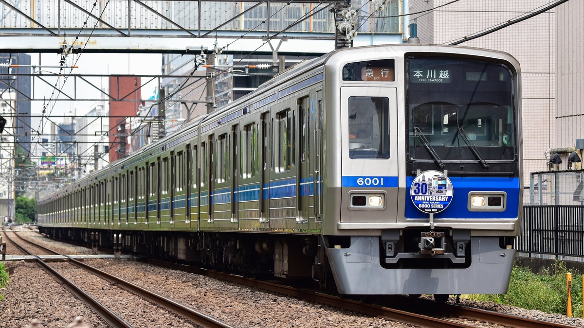 西武鉄道ファン 西武】6000系デビュー30周年HM装着の6000系6101Fが新宿線の定期運用へ