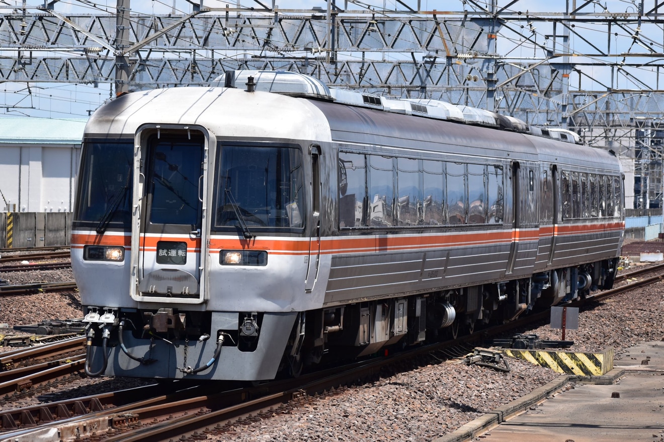 【JR海】キハ85-208が名古屋工場出場試運転の拡大写真