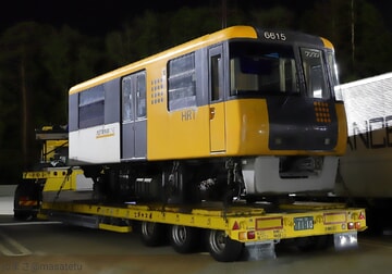 【アストラム】アストラムライン6000系6115編成廃車陸送