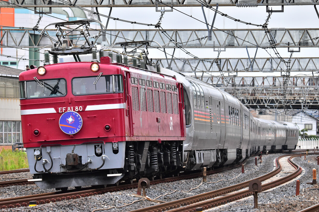 【JR東】EF81-80牽引青森行きカシオペア紀行運転(20220611)の拡大写真
